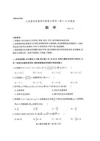 山东省山东高考质量测评联盟大联考·2025-2026学年高三上学期12月联考数学试卷(含答案）