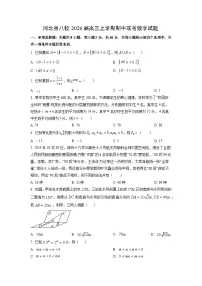2026届河北省八校高三上学期期中联考数学试卷(学生版)