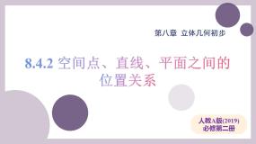 数学人教A版 (2019)空间点、直线、平面之间的位置关系教学ppt课件