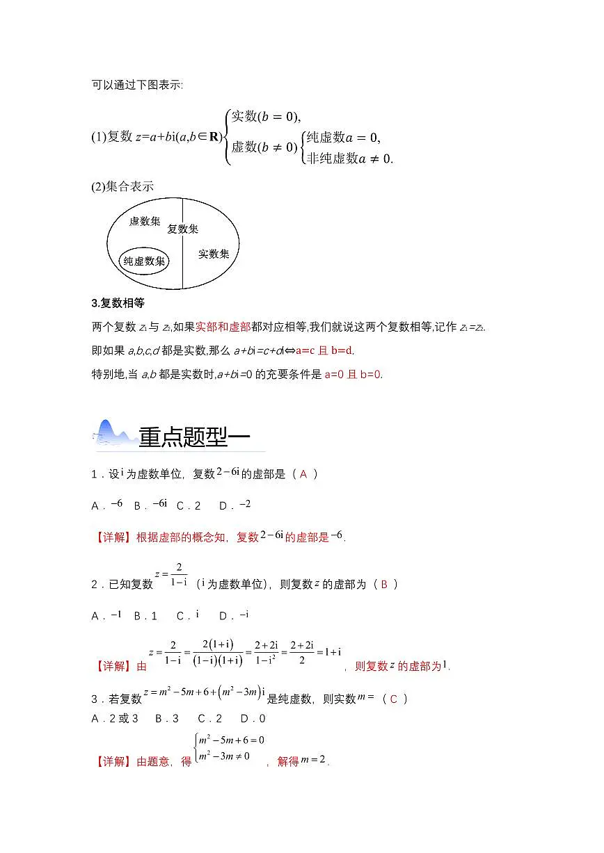 复数知识清单(解析版)第2页