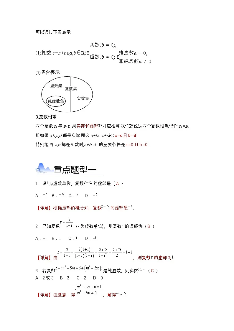 复数知识清单(解析版)第2页
