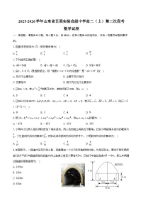 2025-2026学年山东省日照实验高级中学高二（上）第三次段考数学试卷（1月份）（含答案）