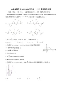 山东省烟台市2025-2026学年高一（上）期末数学试卷