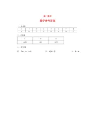 2027届巴蜀中学高二上学期期末考试数学试卷+答案