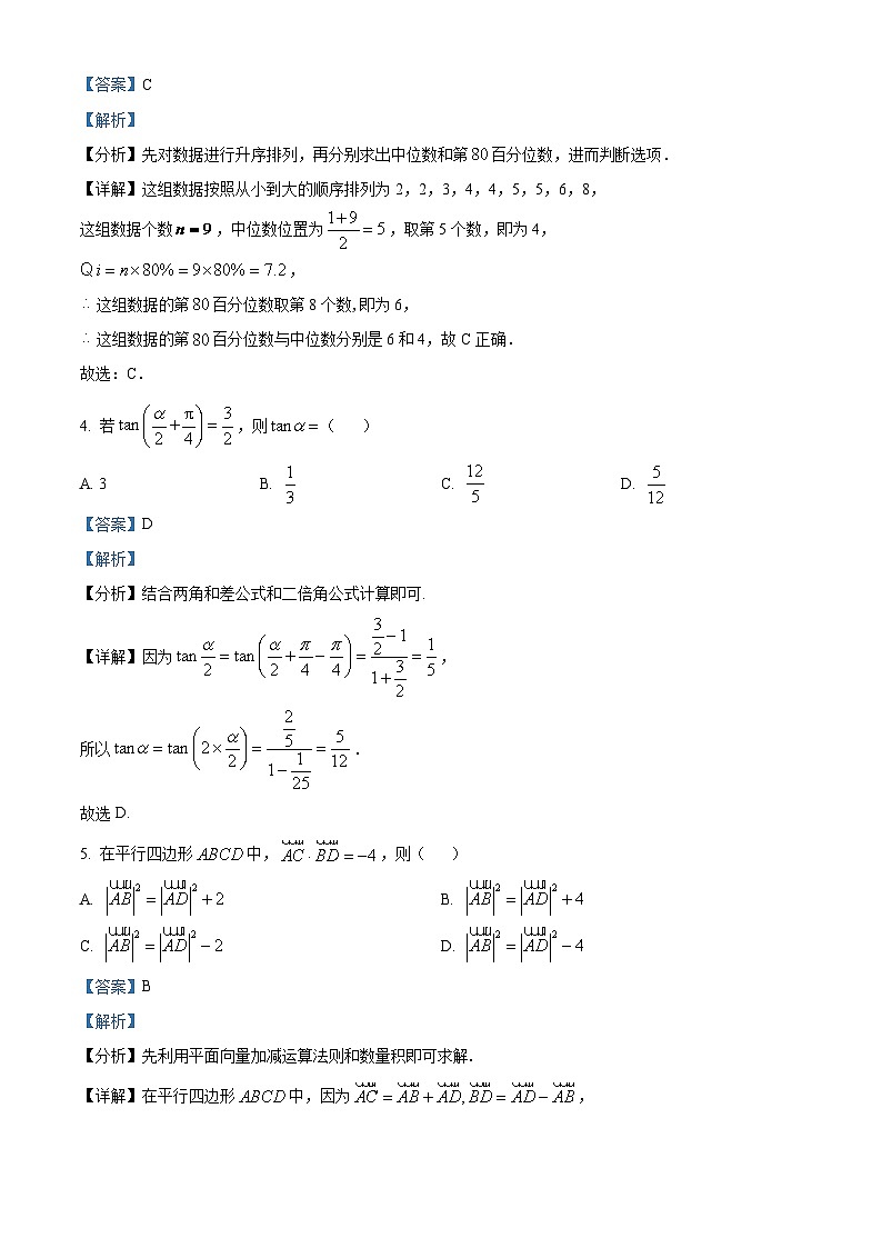 精品解析:湖南省湘潭市2026届高三二模数学试题(解析版)第2页