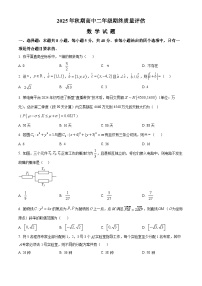 河南省南阳市2025-2026学年高二上学期期末数学试题（试卷+解析）