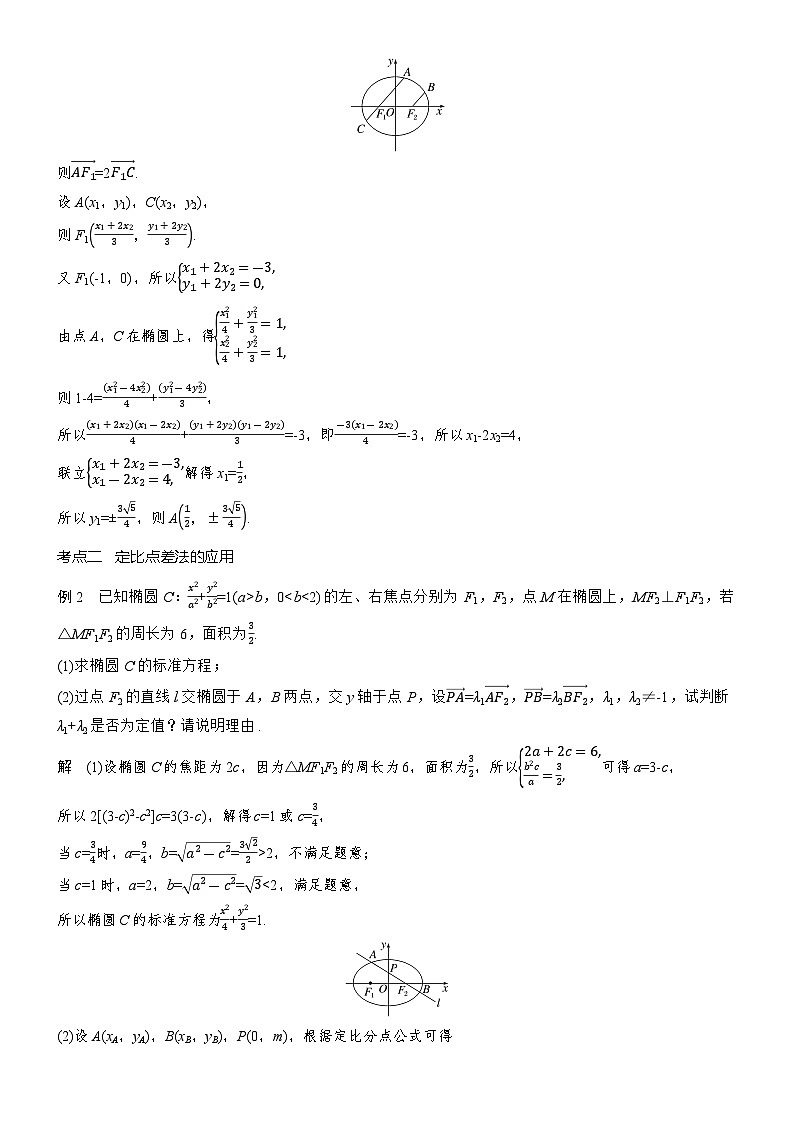 2026届高三数学二轮复习讲义:思维提升 培优点7 定比点差法策略(含解析)第2页