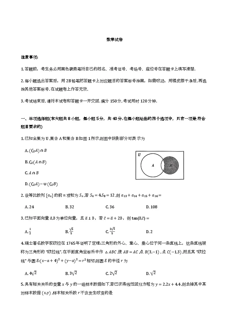 重庆八中2026届高三3月月考(六)数学试题及解析第1页