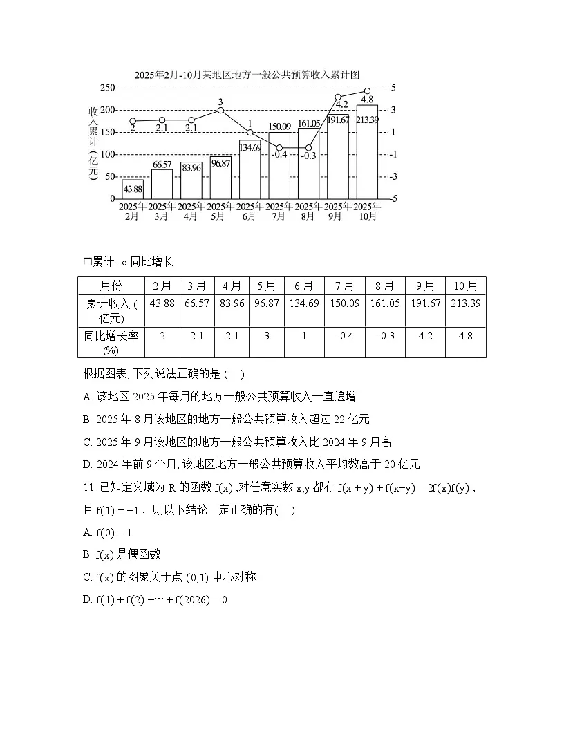 安徽安庆市桐城市杨公中学等校2026年“徽聚百强”高三年级学科综合评价数学试题含答案第3页