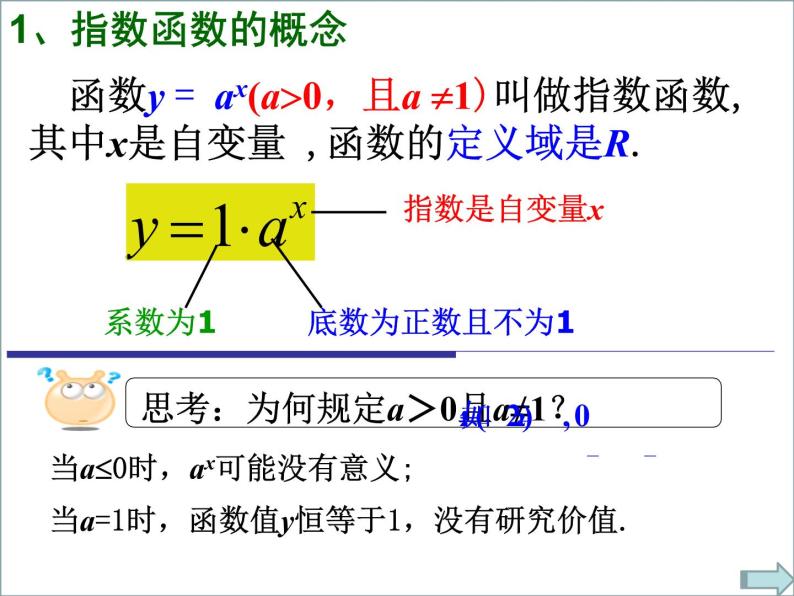 高一数学人教A版必修1课件：2.1.2 指数函数及其性质（1）08