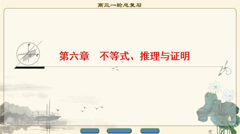 6.2021届高考数学（文）大一轮复习（课件 教师用书 课时分层训练）_第六章　不等式、推理与证明 （16份打包）01