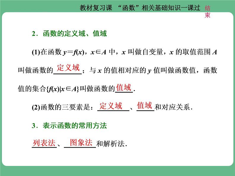 教材复习课 “函数”相关基础知识一课过第3页