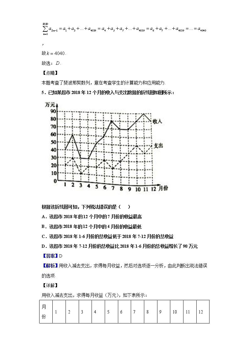 2020届河南省六市(南阳市、驻马店市、信阳市、漯河市、周口市、三门峡市)高三第一次模拟调研数学(理)试题(解析版)03