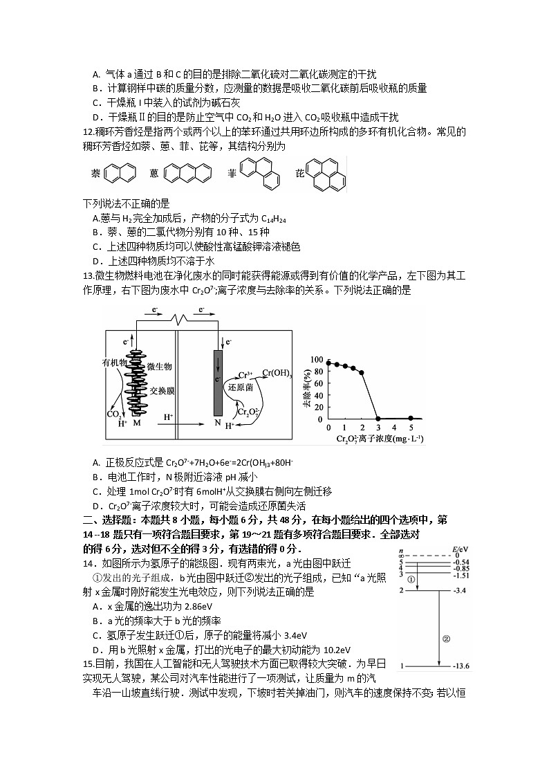 2020届湖北省黄冈八模高三模拟理科综合测试卷(四)第3页
