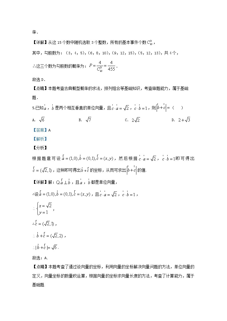 山东省潍坊市临朐县2020届高三综合模拟考试数学试题（一）03