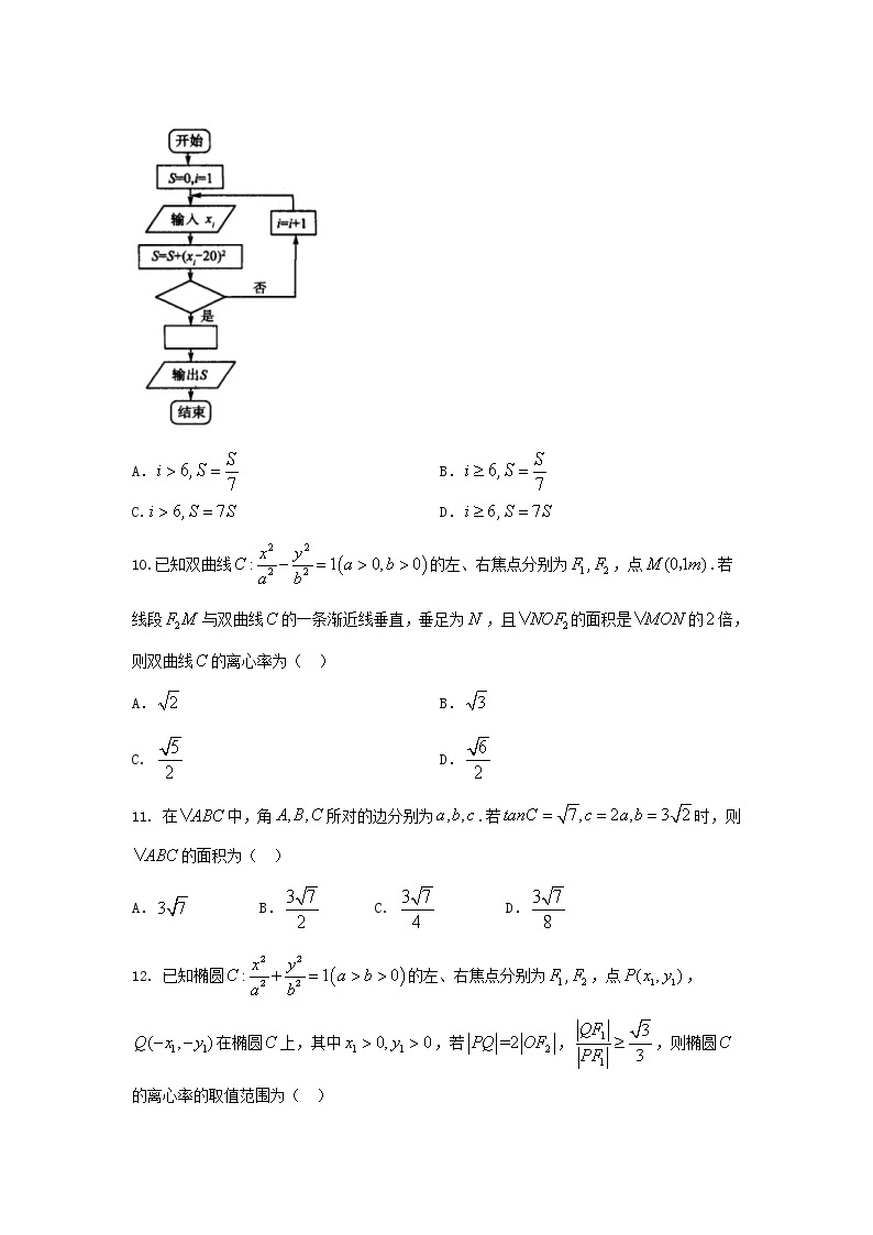 山西省大同市2020届高三模拟考试数学（文）03