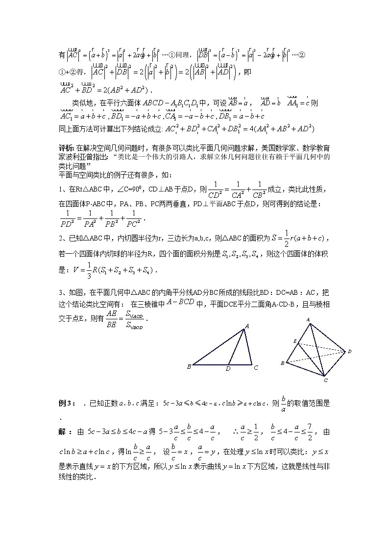 2019届二轮复习类比思想学案(全国通用)02