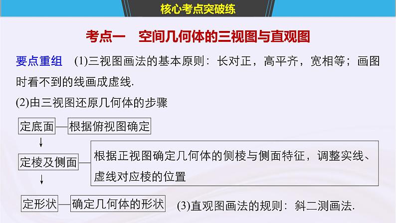 2019届二轮复习小题专练空间几何体课件(45张)(浙江专用)04