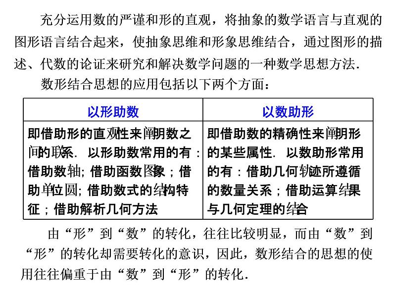 2019届二轮复习思想(二) 数形结合 直观快捷课件(41张)(全国通用)02