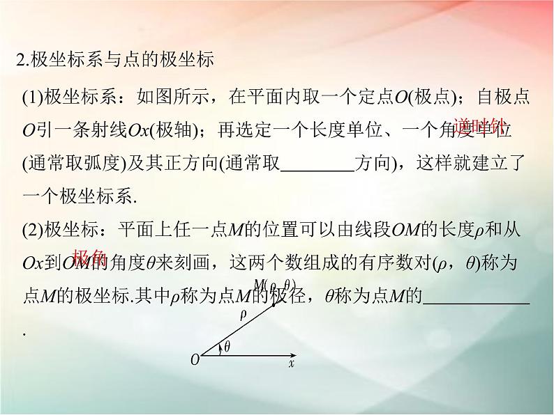 2019届二轮复习(文)选修4-4第1节坐标系课件(31张)(全国通用)04