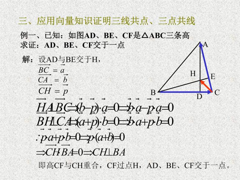 2020届二轮复习平面几何中的向量方法课件（11张）（全国通用）05