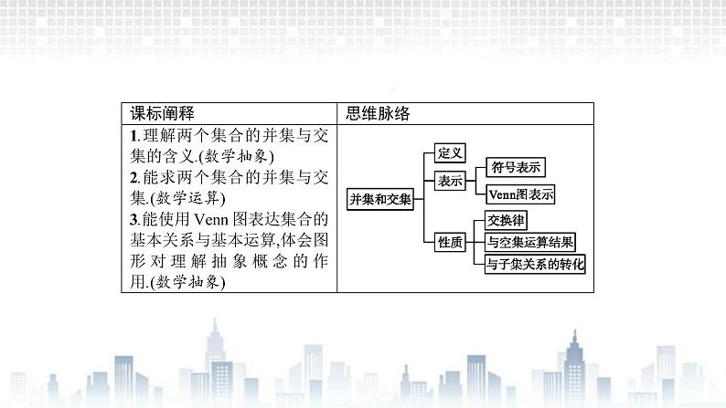 (新)北师大版数学必修第一册课件:第一章 1.3 第1课时 交集和并集03