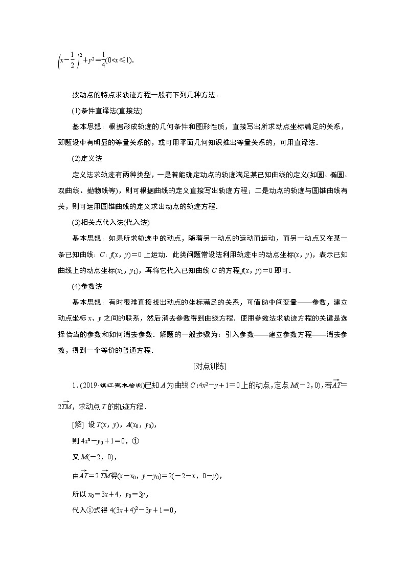 2020江蘇高考理科數(shù)學二輪講義：專題七第2講　曲線與方程、拋物線第3頁