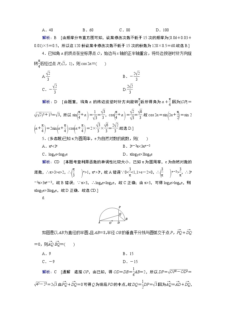 2020届高考数学二轮教师用书：下篇指导六手热心稳·实战演练02