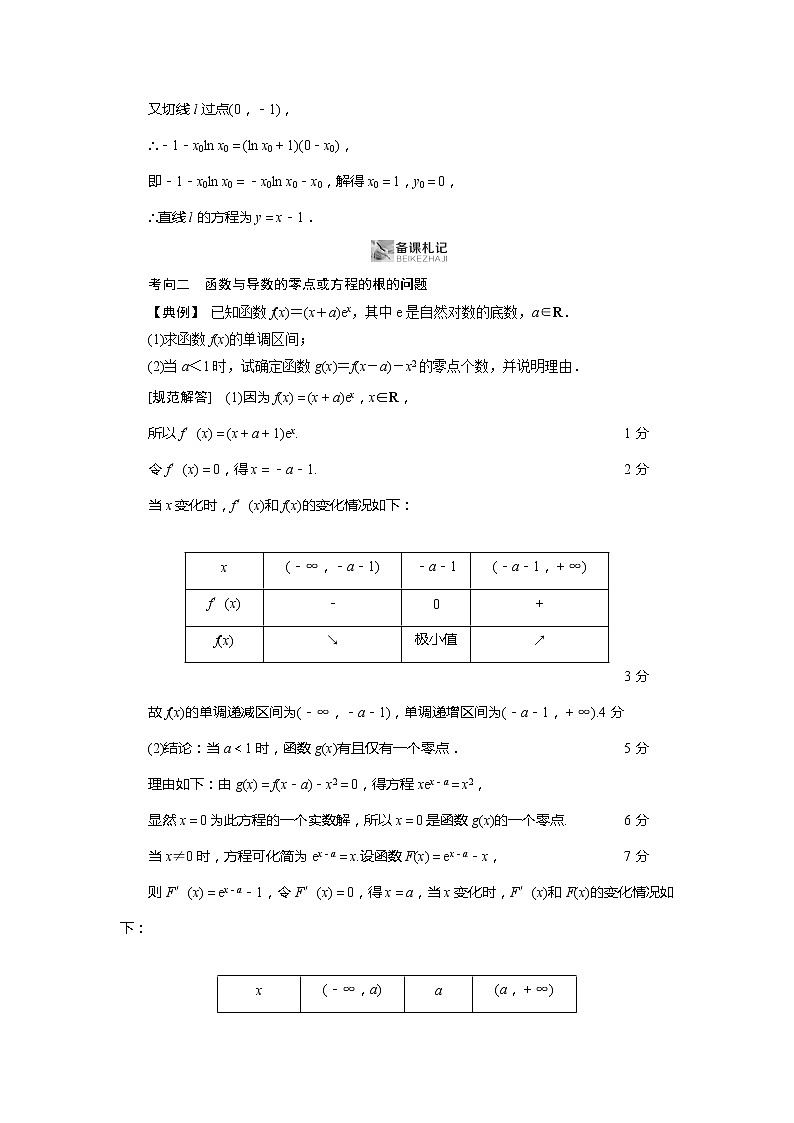 2019版高中数学二轮复习教师用书:专题八第4讲 大题考法——导数的综合应用第3页