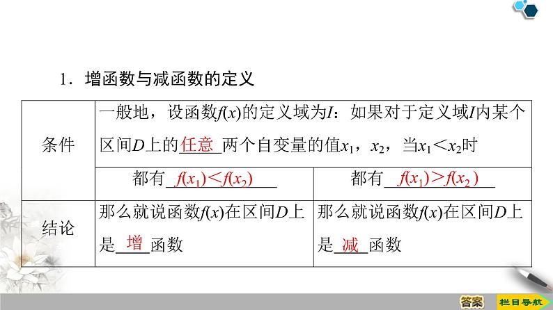 19-20版课件 第1章 1.3 1.3.1 第1课时 函数的单调性 课件04