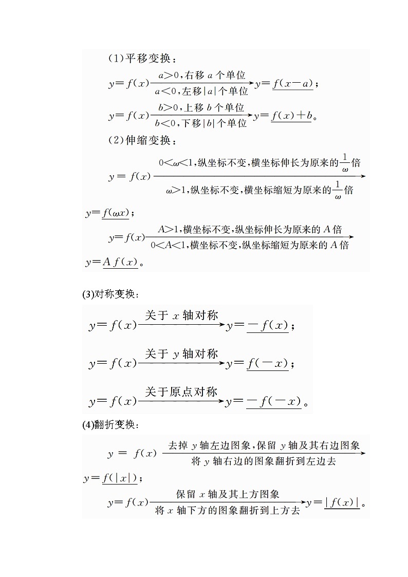 2020版《微点教程》高考人教A版理科数学一轮复习文档:第二章第七节 函数的图象 学案02