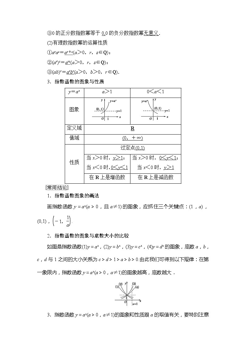 2021版新高考数学(文科)一轮复习教师用书:第2章第6节 指数与指数函数02