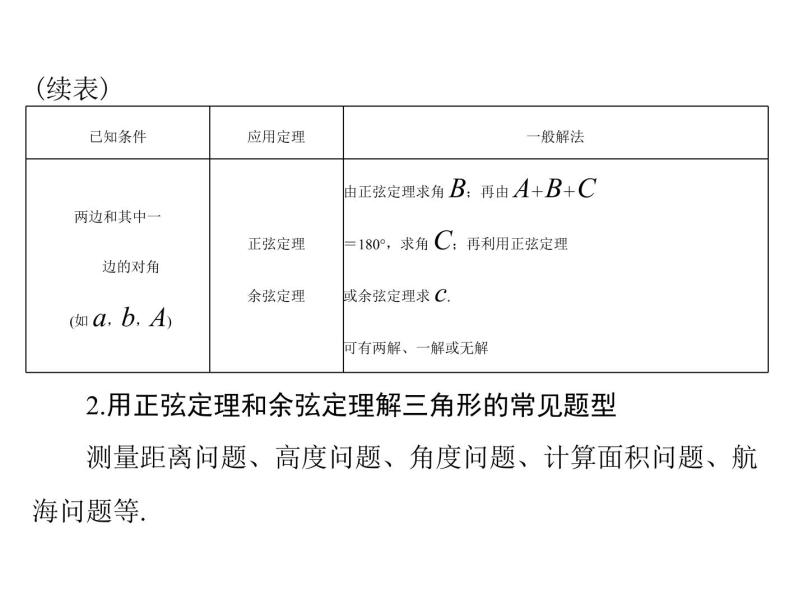 第三章 第8讲 解三角形应用举例-2021届高三数学一轮高考总复习课件(共41张PPT)05