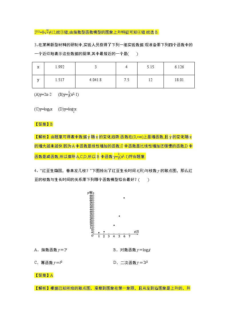 第4章专题9 函数模型(二)-【新教材】人教A版(2019)高中数学必修第一册常考题型专题练习(机构专用)第2页