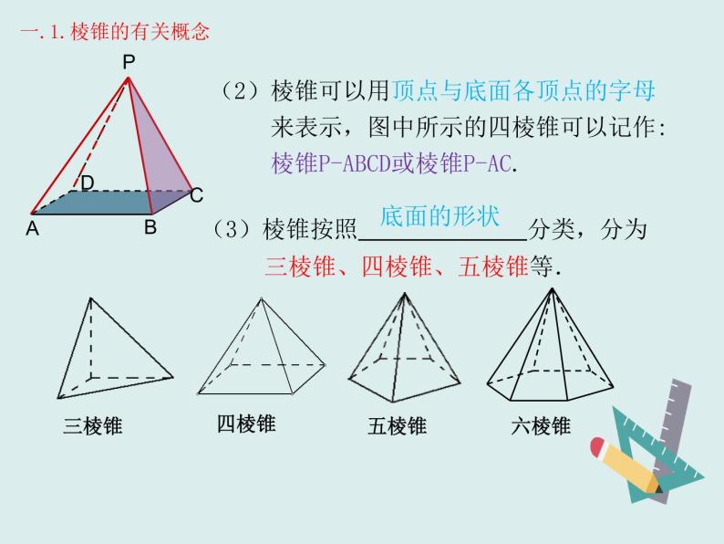 11.1.4棱锥与棱台-人教B版（2019）高中数学必修（第四册）课件(共22张PPT)04