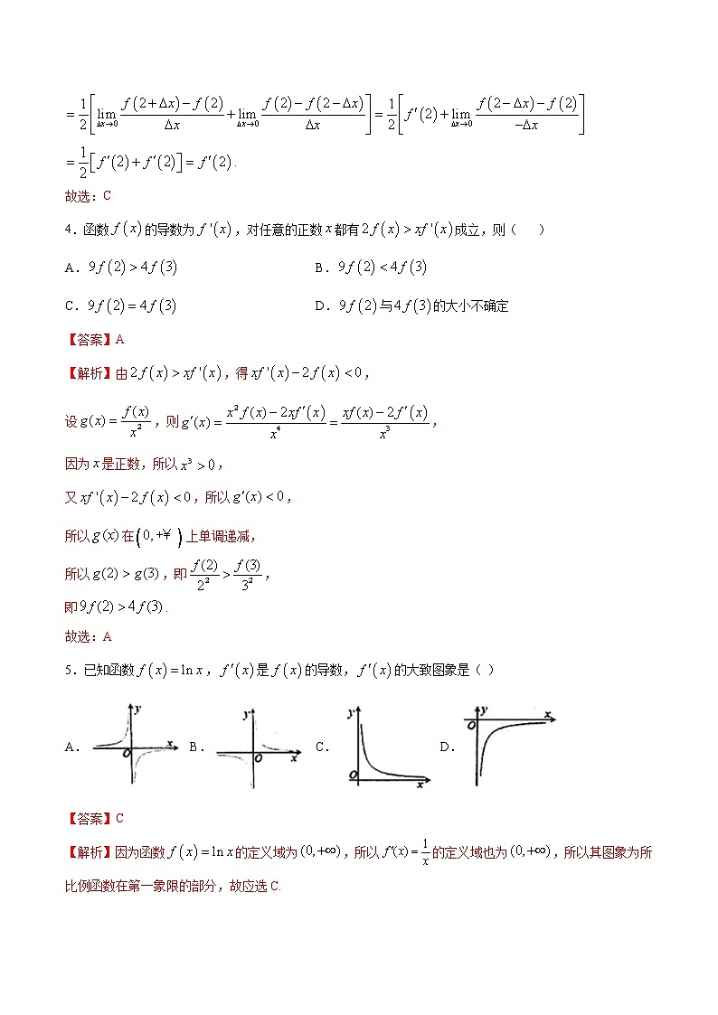 【精品试题】2021年高考数学一轮复习创优测评卷(新高考专用)测试卷15  导数(解析版)第2页