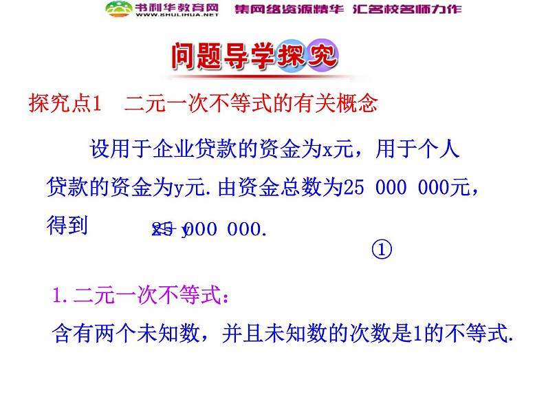 人教版高中数学必修五同课异构课件:3.3.1 二元一次不等式(组)与平面区域 第1课时 二元一次不等式表示的平面区域 情境互动课型04