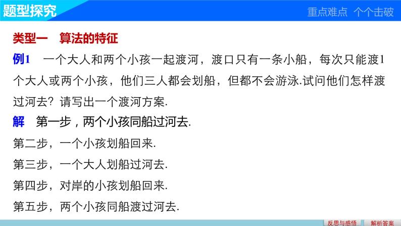 高中数学（人教版A版必修三）配套课件：1.1.1算法的概念05