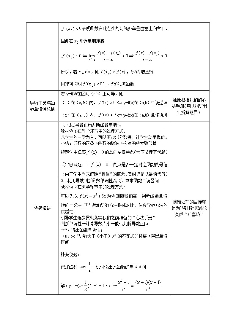人教A版選修1-1 3-1函數(shù)的單調(diào)性與導(dǎo)數(shù)（含答案）第3頁(yè)