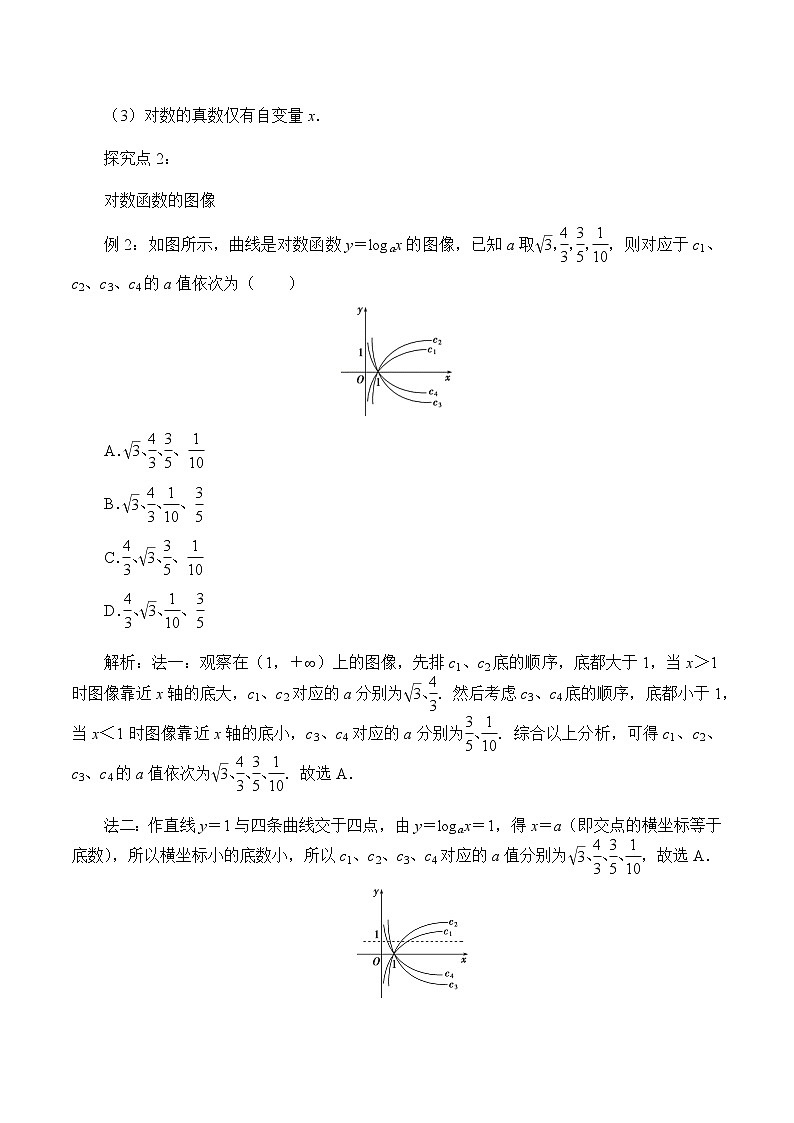 第四章 指数函数、对数函数与幂函数 4.2.3对数函数的性质与图像 (课件PPT+教案+学案)02
