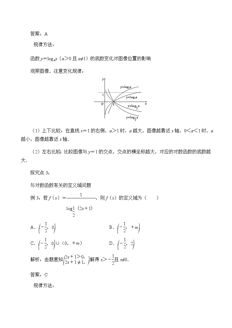 第四章 指数函数、对数函数与幂函数 4.2.3对数函数的性质与图像 (课件PPT+教案+学案)03