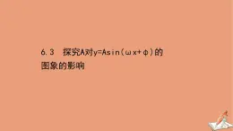 2020_2021学年新教材高中数学第一章三角函数1.6.3探究A对y=Asinωxφ的图象的影响课件北师大版必修第二册202012101235