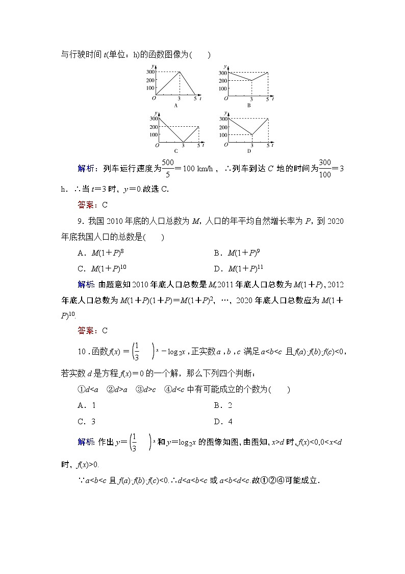 专题第四章 章末复习 高中数学必修1课件+课时跟踪检测(北师大版)03