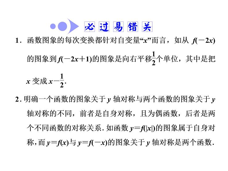 2021高考数学(文)大一轮复习课件 第二章 函数、导数及其应用 第四节 函数的图象08