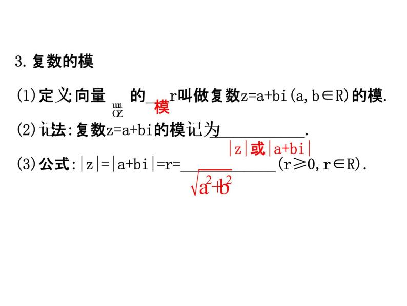 高中数学人教版选修1-2同课异构教学课件：3.1.2 复数的几何意义 精讲优练课型04