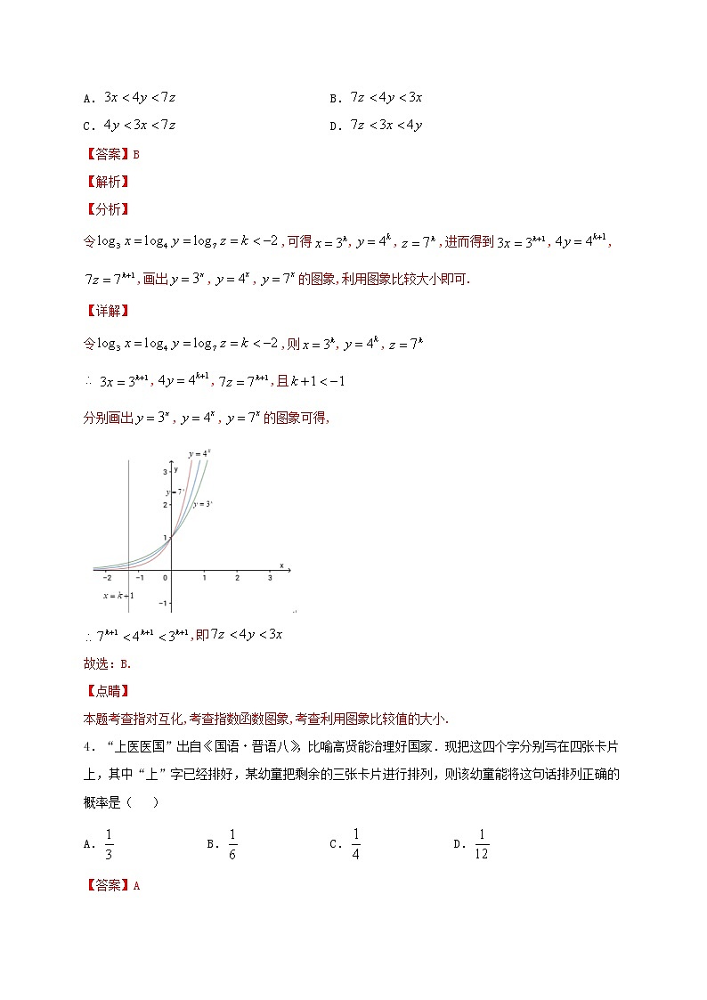 2021年高考数学模拟测试卷九20210218125第2页