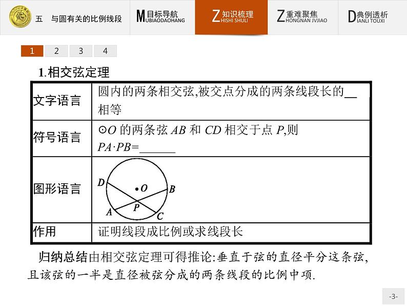 数学人教A版选修4-1课件:2.5 与圆有关的比例线段03