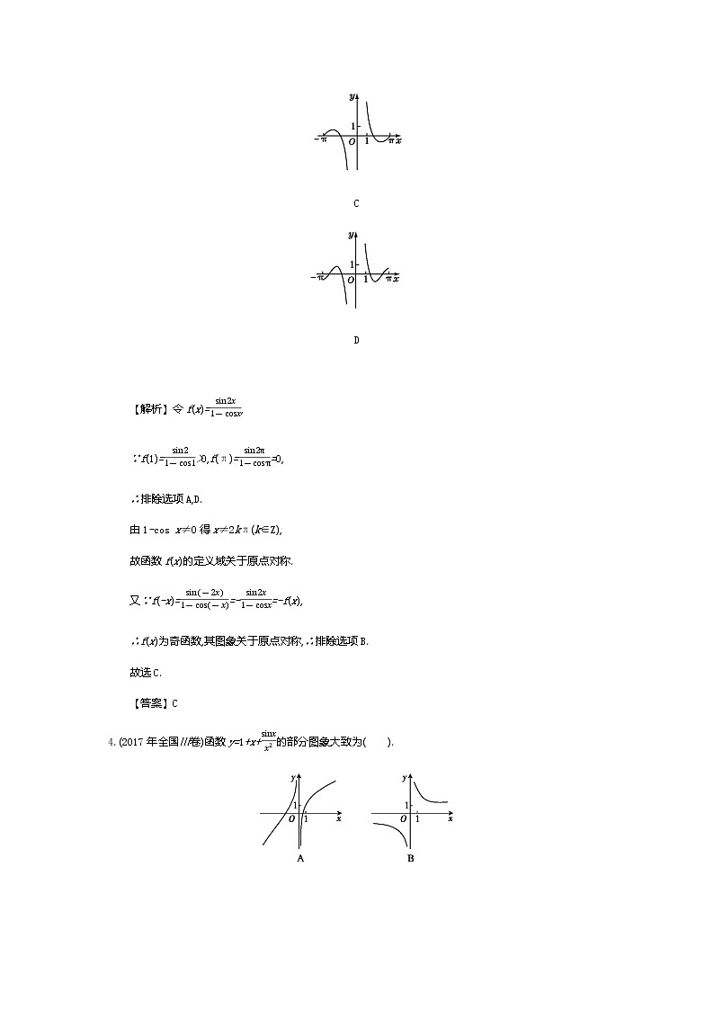 全国版高考数学必刷题:第四单元  函数的图象与函数应用03