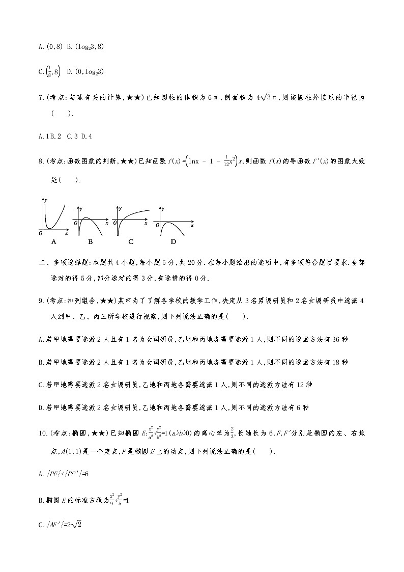 2021届高考数学二轮复习专题小题专练16第2页