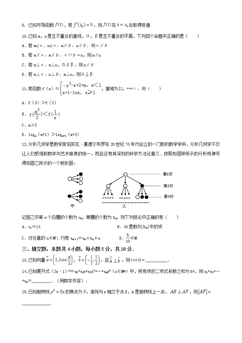冲刺系列卷02-决胜2021年全国高考数学备考优生50天冲刺系列(江苏等八省市新高考地区专用)(原卷 解析)03